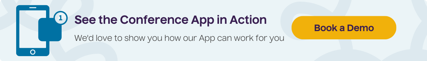 conference app book a demo cta