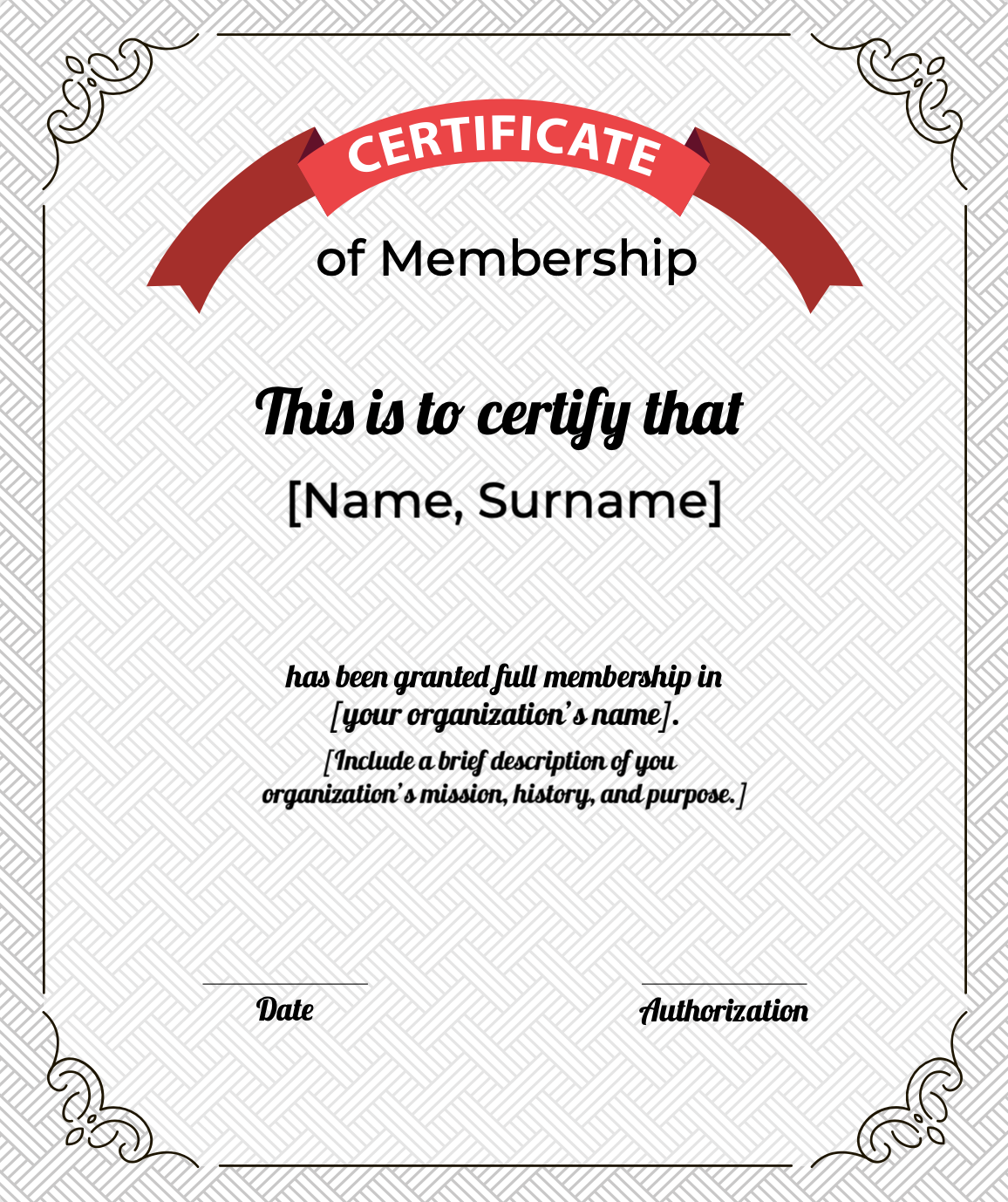 Membership Certificate Fillable Printable Pdf Forms Handypdf Images