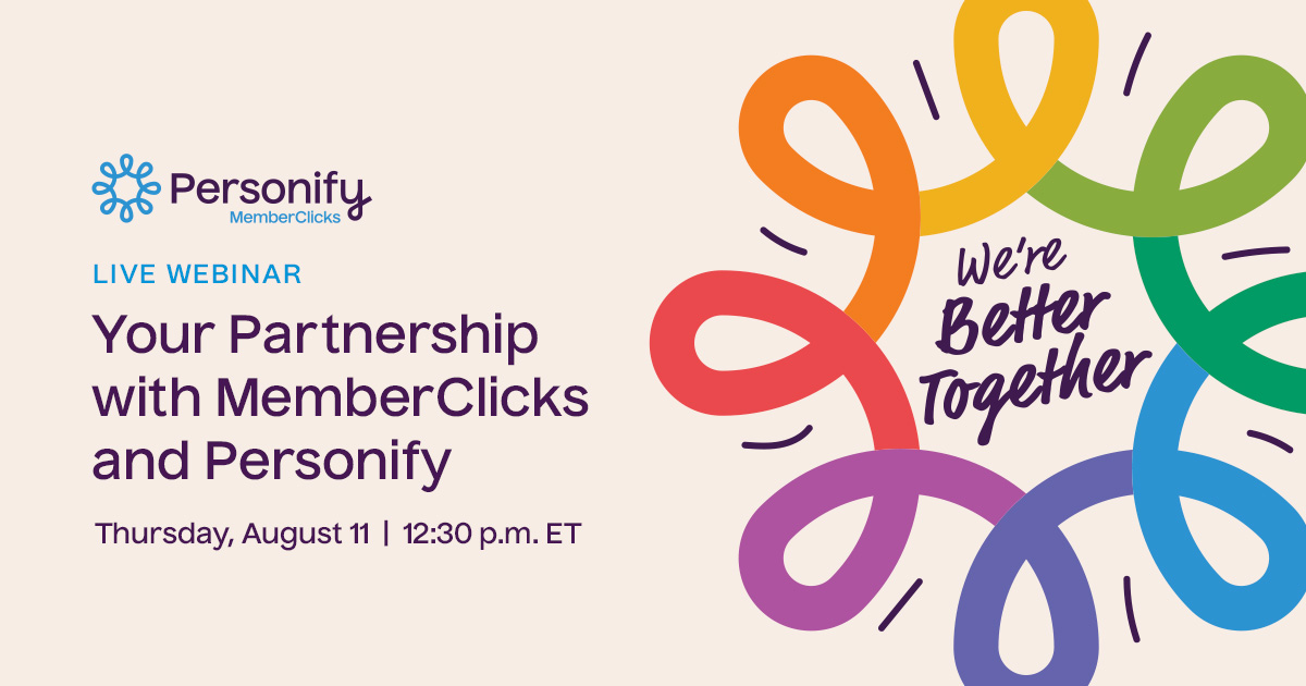 Better Together: MemberClicks and Personify