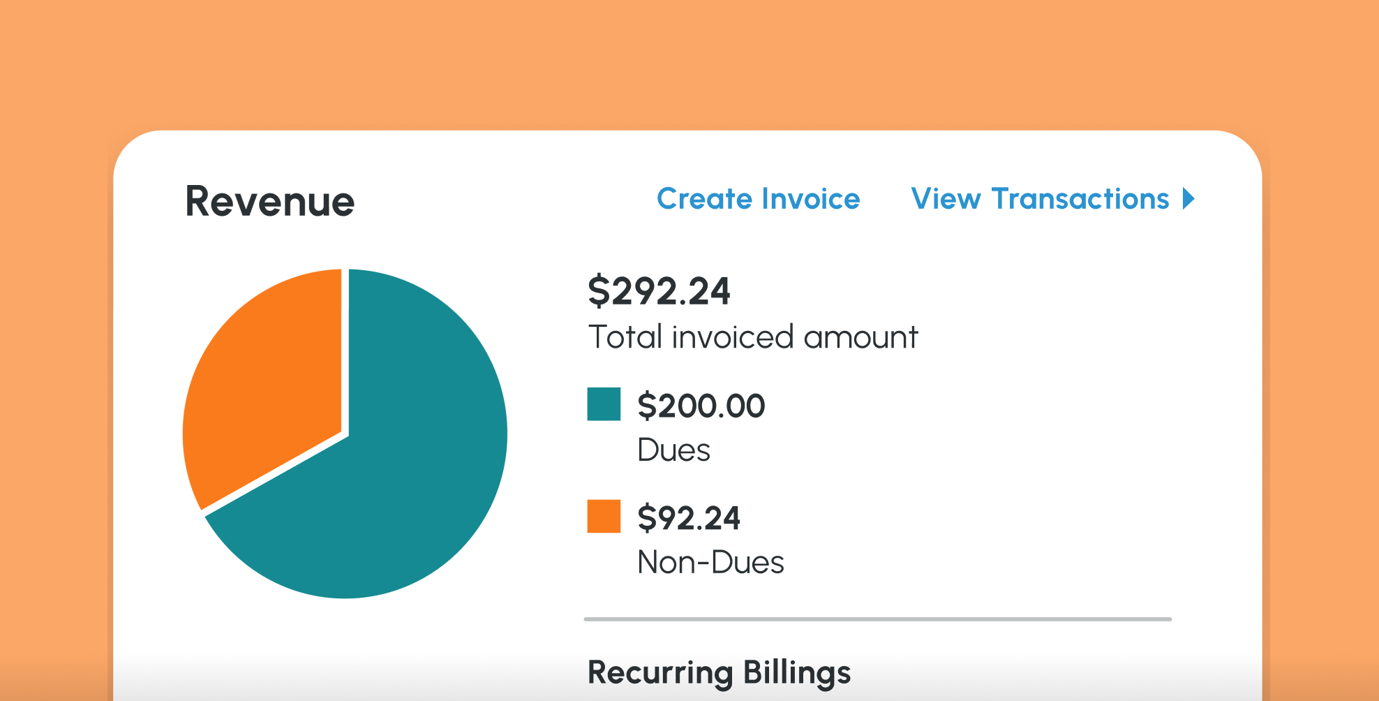 Separate revenue