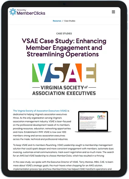 case study viewed on a screen